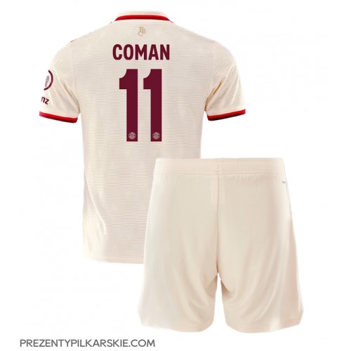 Stroje piłkarskie Bayern Munich Kingsley Coman #11 Koszulka Trzeciej dla dzieci 2024-25 Krótki Rękaw (+ szorty)